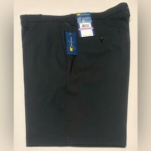 Jack Nicklaus Stretch Mens Golf Shorts 9'' Inseam Color: Caviar Sizes: 38